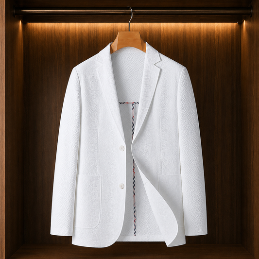 Textured Casual Blazer