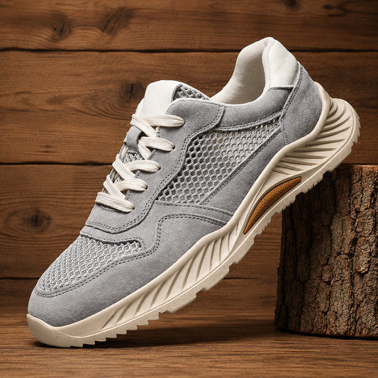 Mesh Suede Sneakers