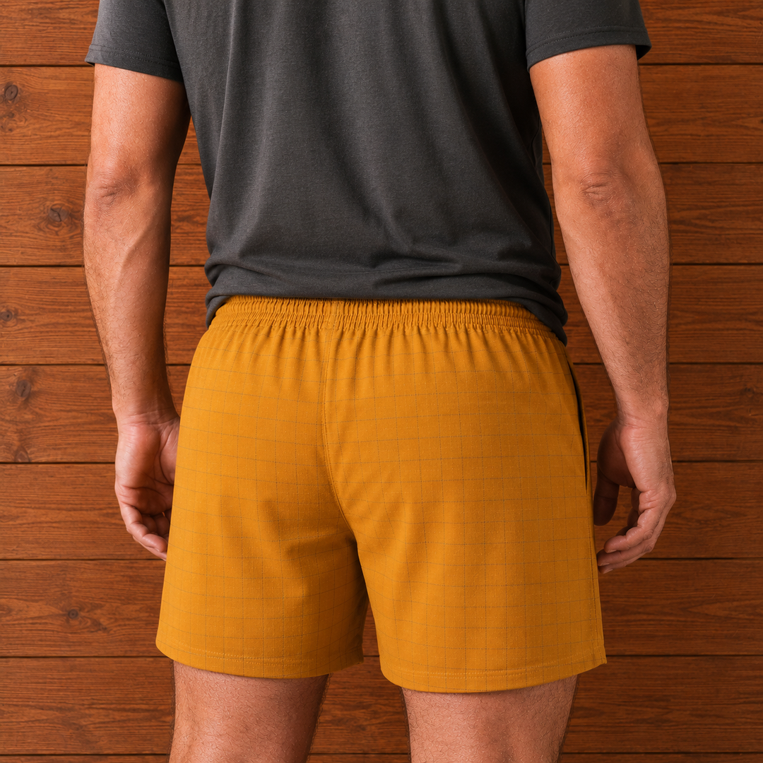 Woven Plaid Boxers