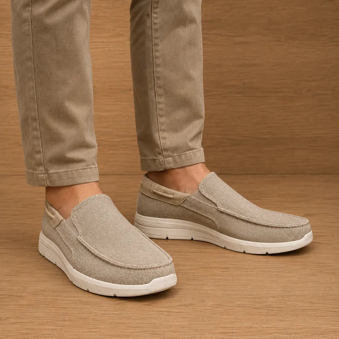 Canvas Slip-On Loafers