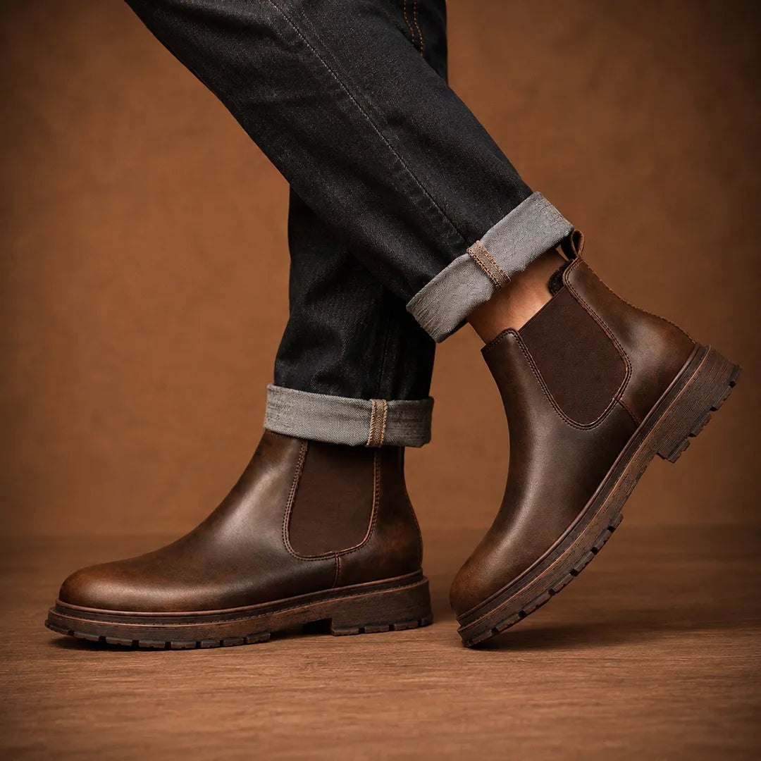 Treaded Chelsea Boots
