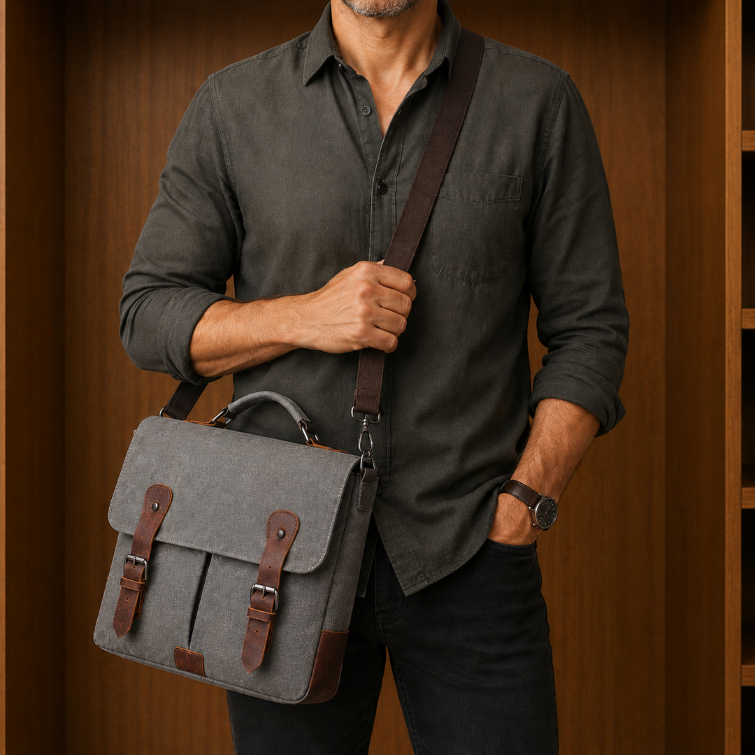 Canvas Messenger Bag