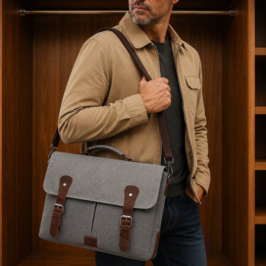 Canvas Messenger Bag