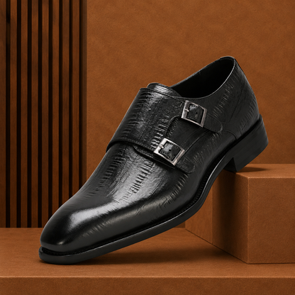 Pointed Monk Strap Shoes