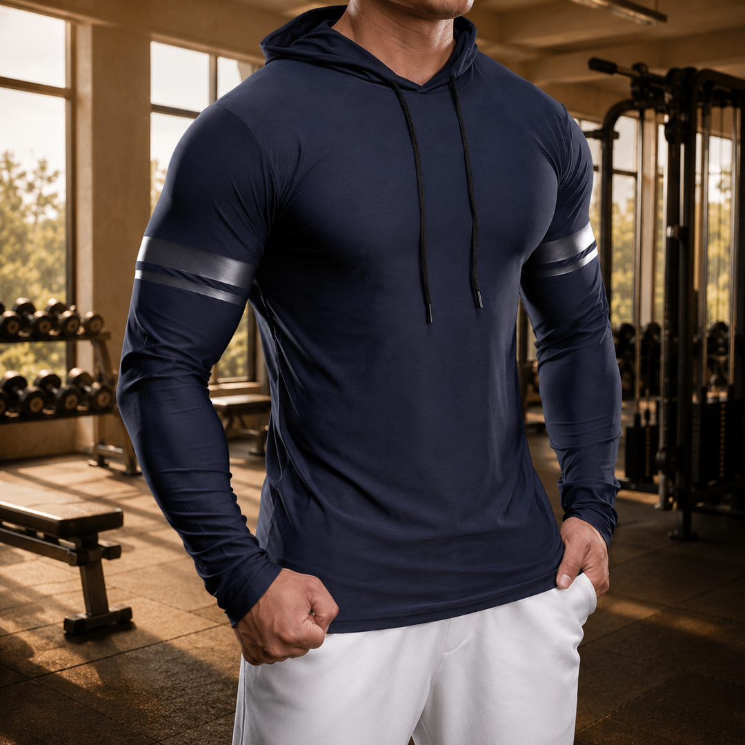 Athletic Hooded Shirt
