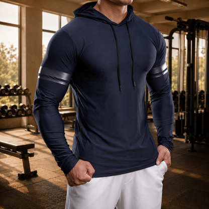 Athletic Hooded Shirt