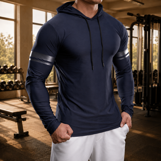 Athletic Hooded Shirt