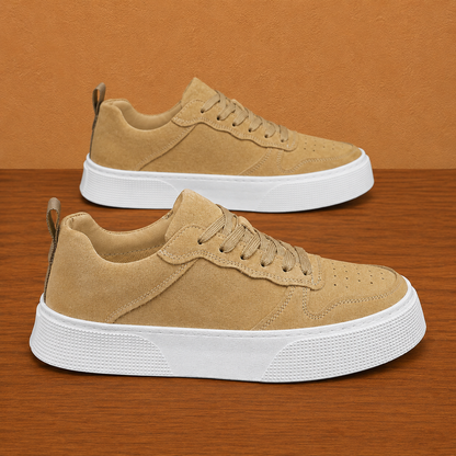 Suede Lace-Up Sneakers