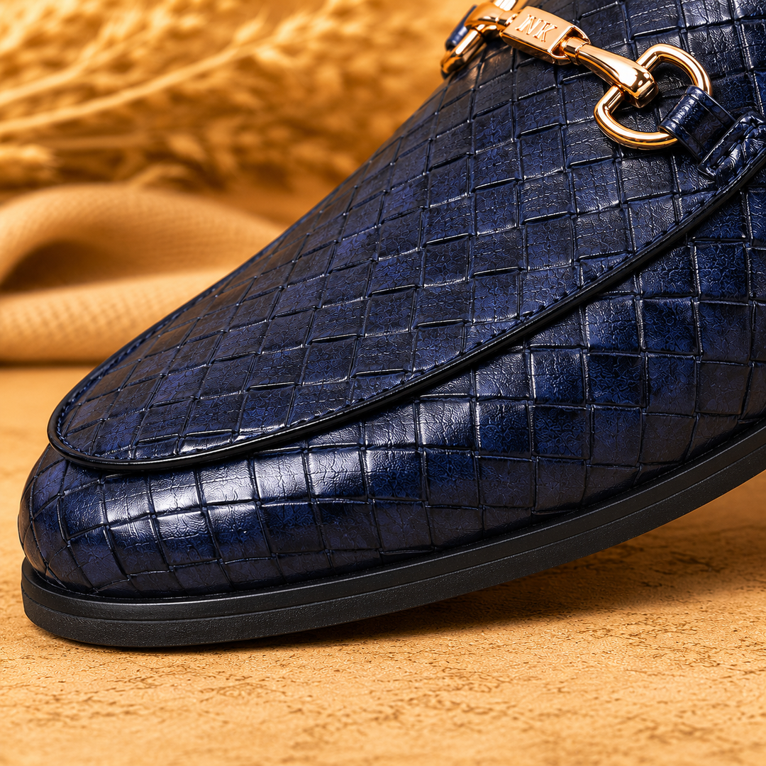 Woven Mule Loafers