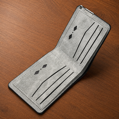 Compact Leather Wallet