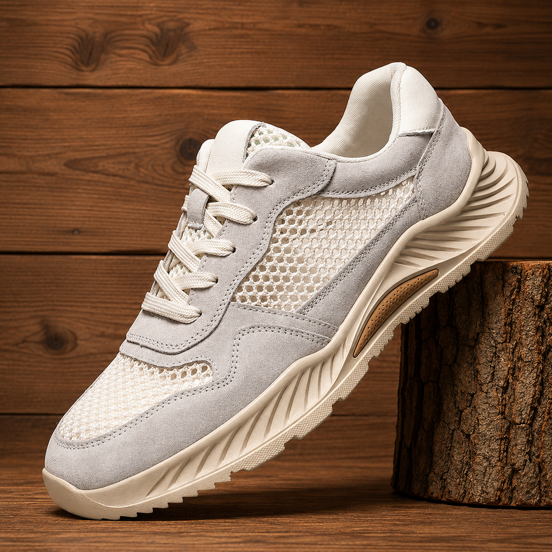 Mesh Suede Sneakers