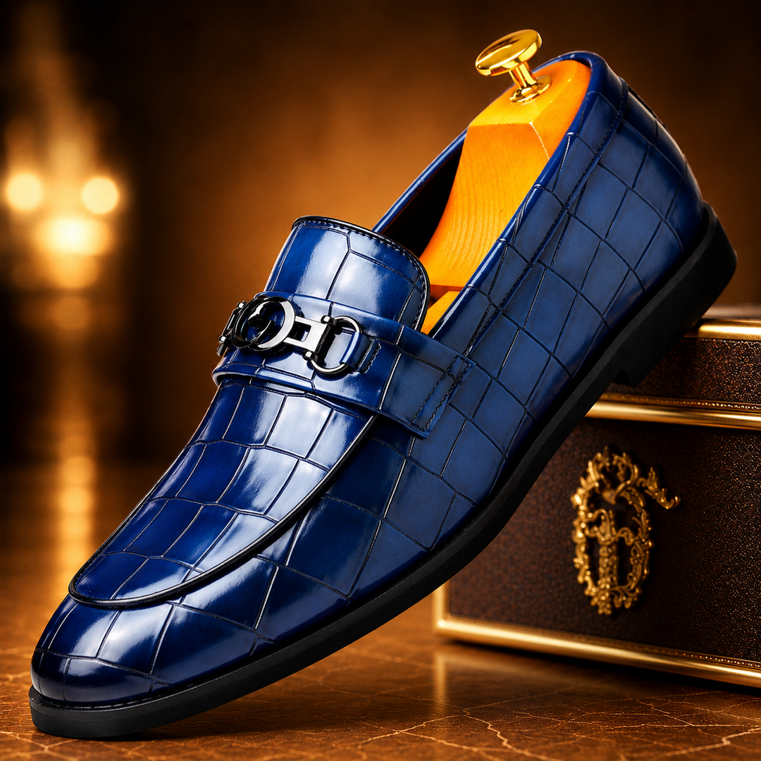 Crocodile Bit Loafers