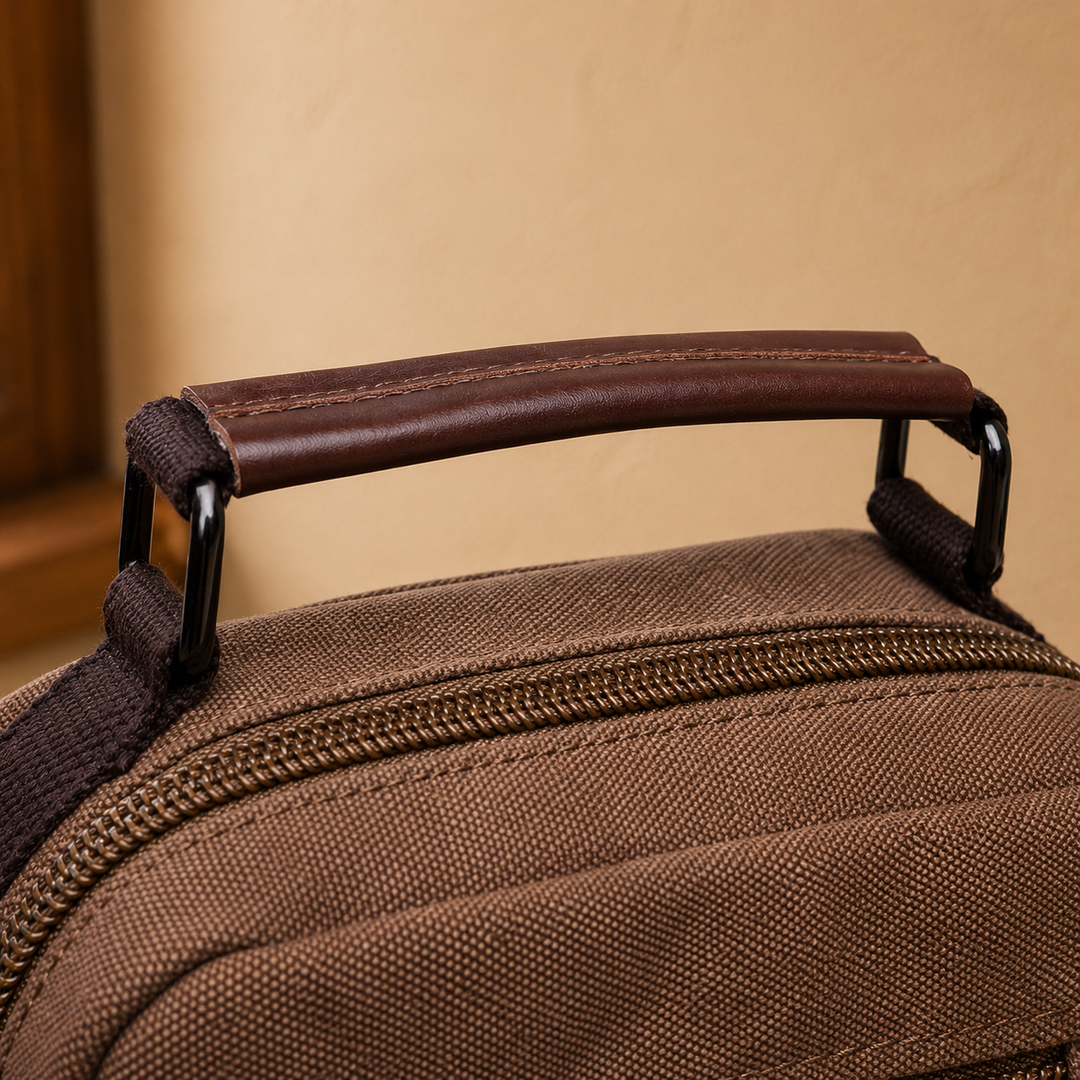 Canvas Crossbody Messenger Bag