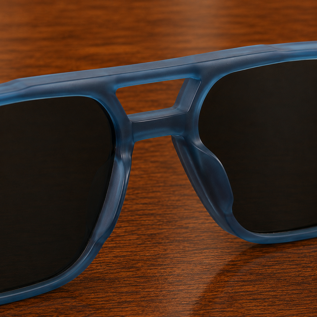 Flat-Top Square Sunglasses