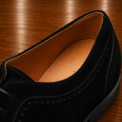 Suede Wingtip Oxford Shoes