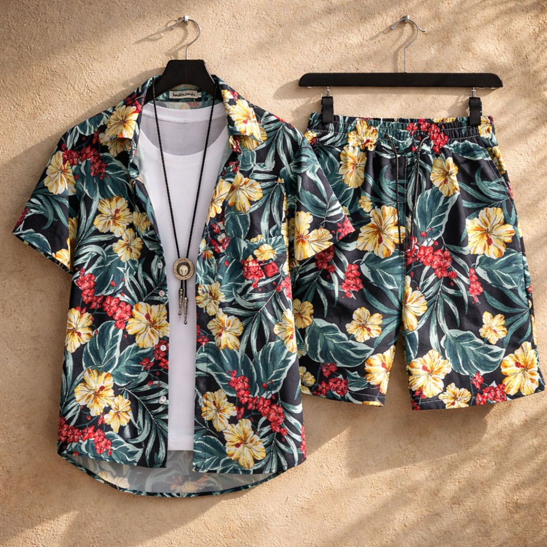 Tropical Floral Matching Set