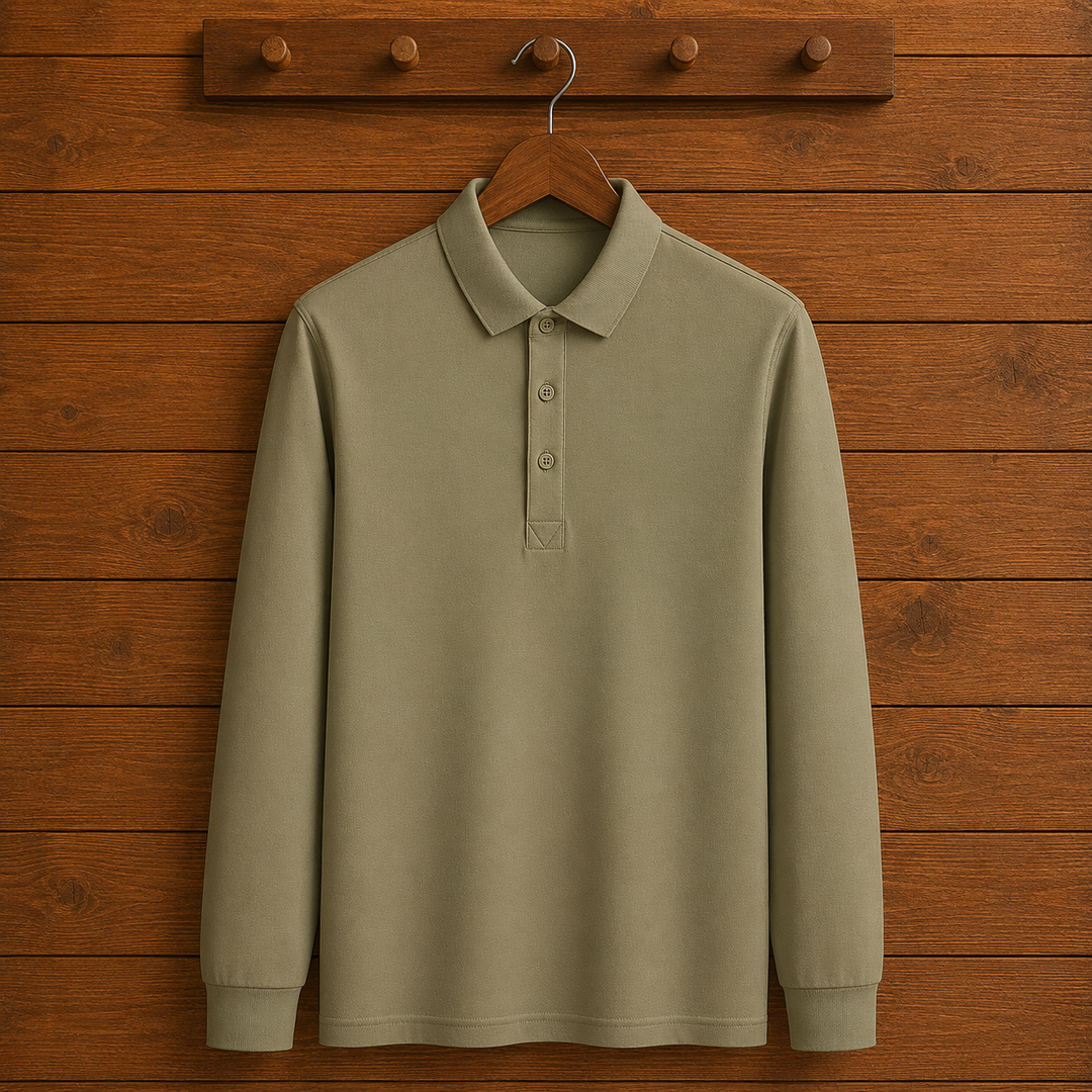 Long Sleeve Polo Shirt