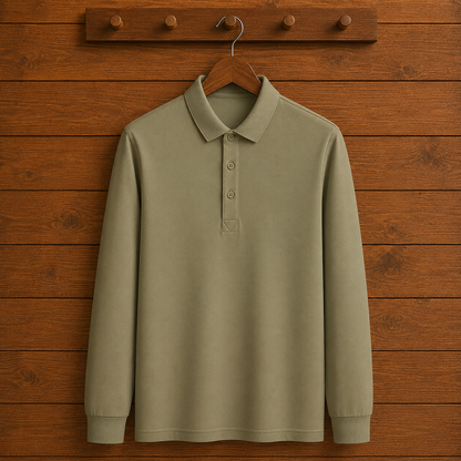 Long Sleeve Polo Shirt