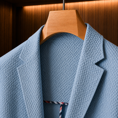 Textured Casual Blazer