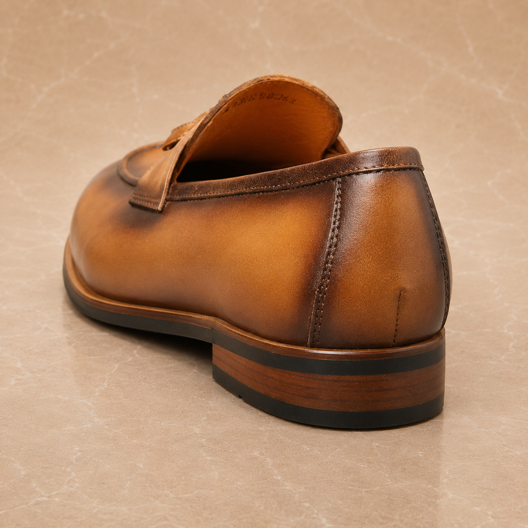 Leather Tassel Loafers