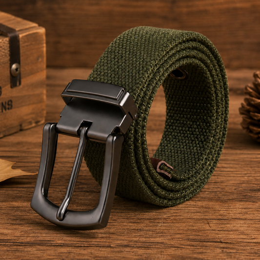 Durable Tactical Canvas Belt