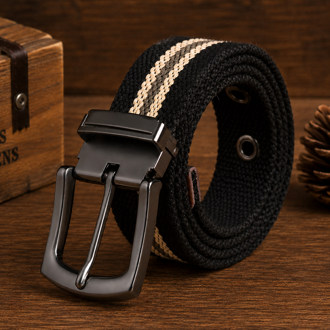 Durable Tactical Canvas Belt