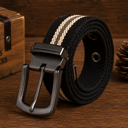 Durable Tactical Canvas Belt