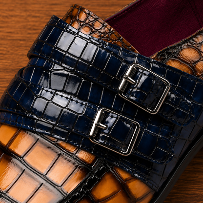Croc Monk Strap Shoes