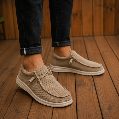 Lightweight Knit Slip-On Shoes