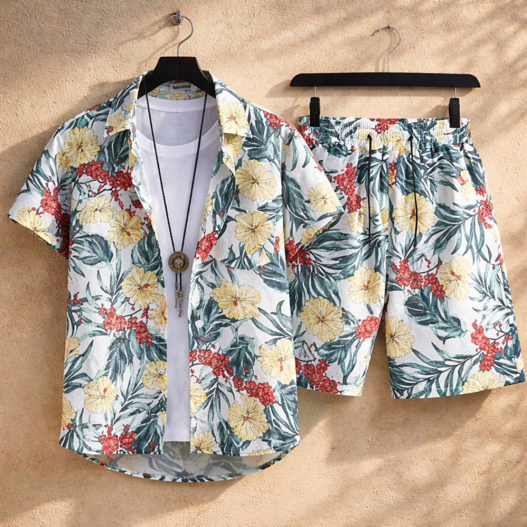 Tropical Floral Matching Set