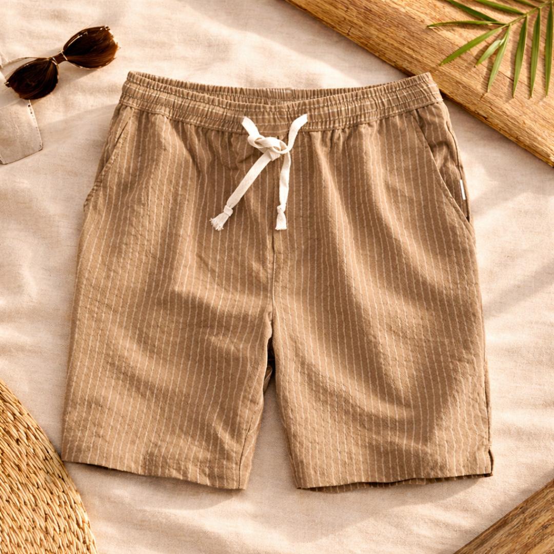 Stripe Casual Shorts