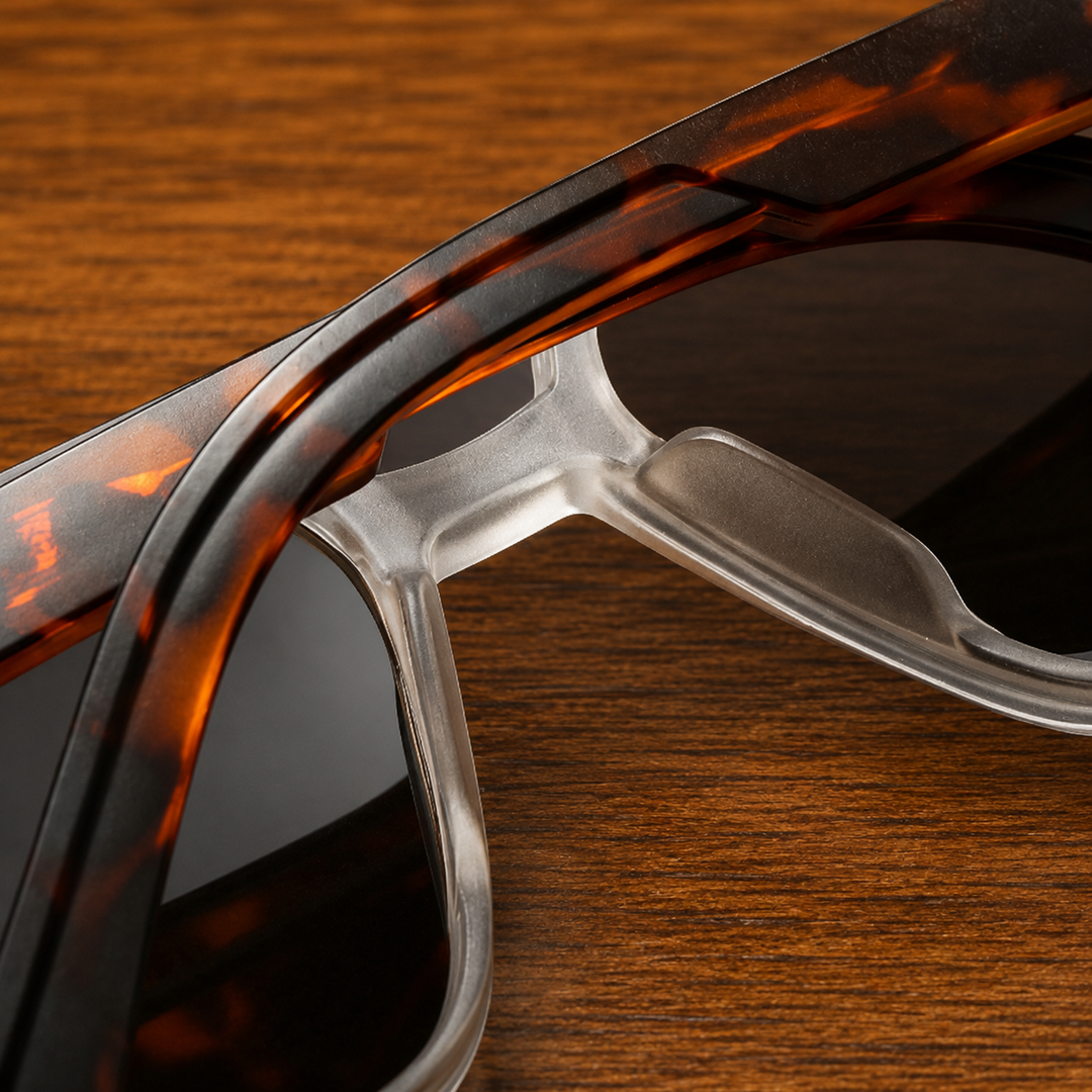 Flat-Top Square Sunglasses