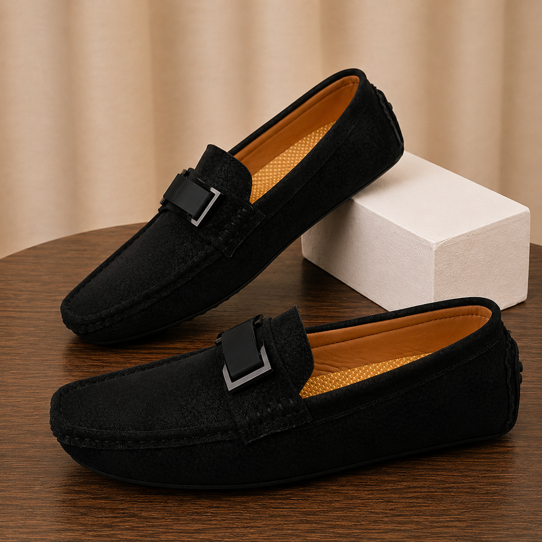 Leather Driving Moccasin Loafers