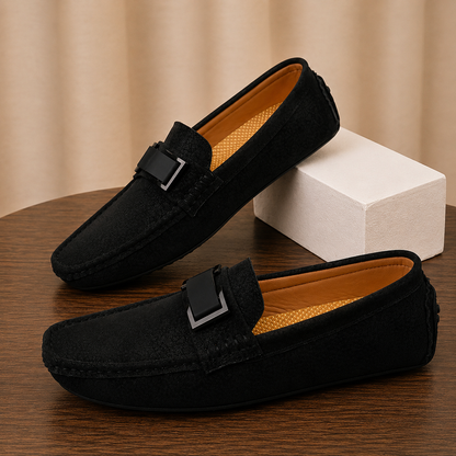 Leather Driving Moccasin Loafers
