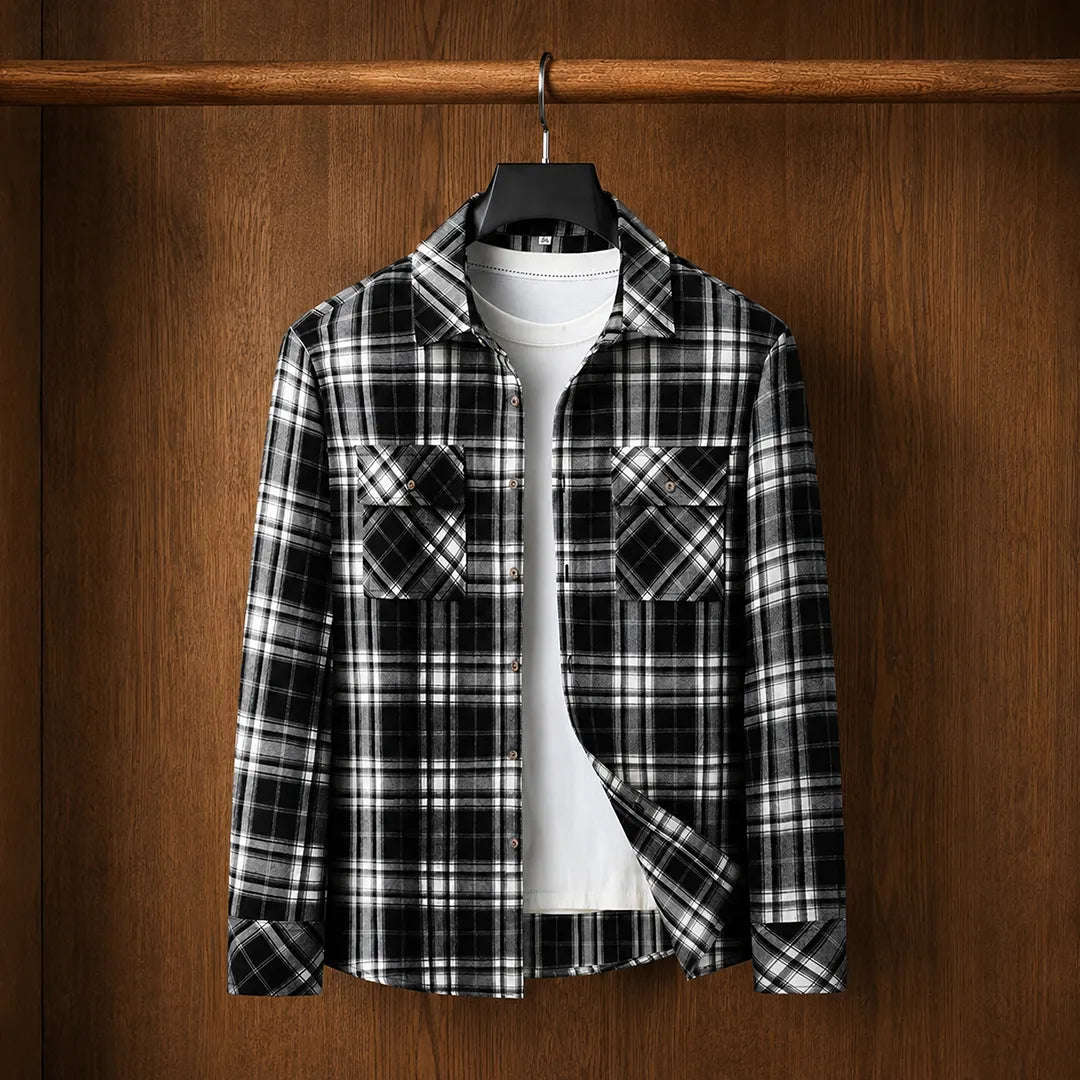 Two-Pocket Button-Up Shirt
