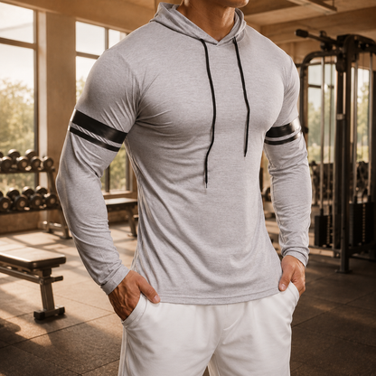 Athletic Hooded Shirt