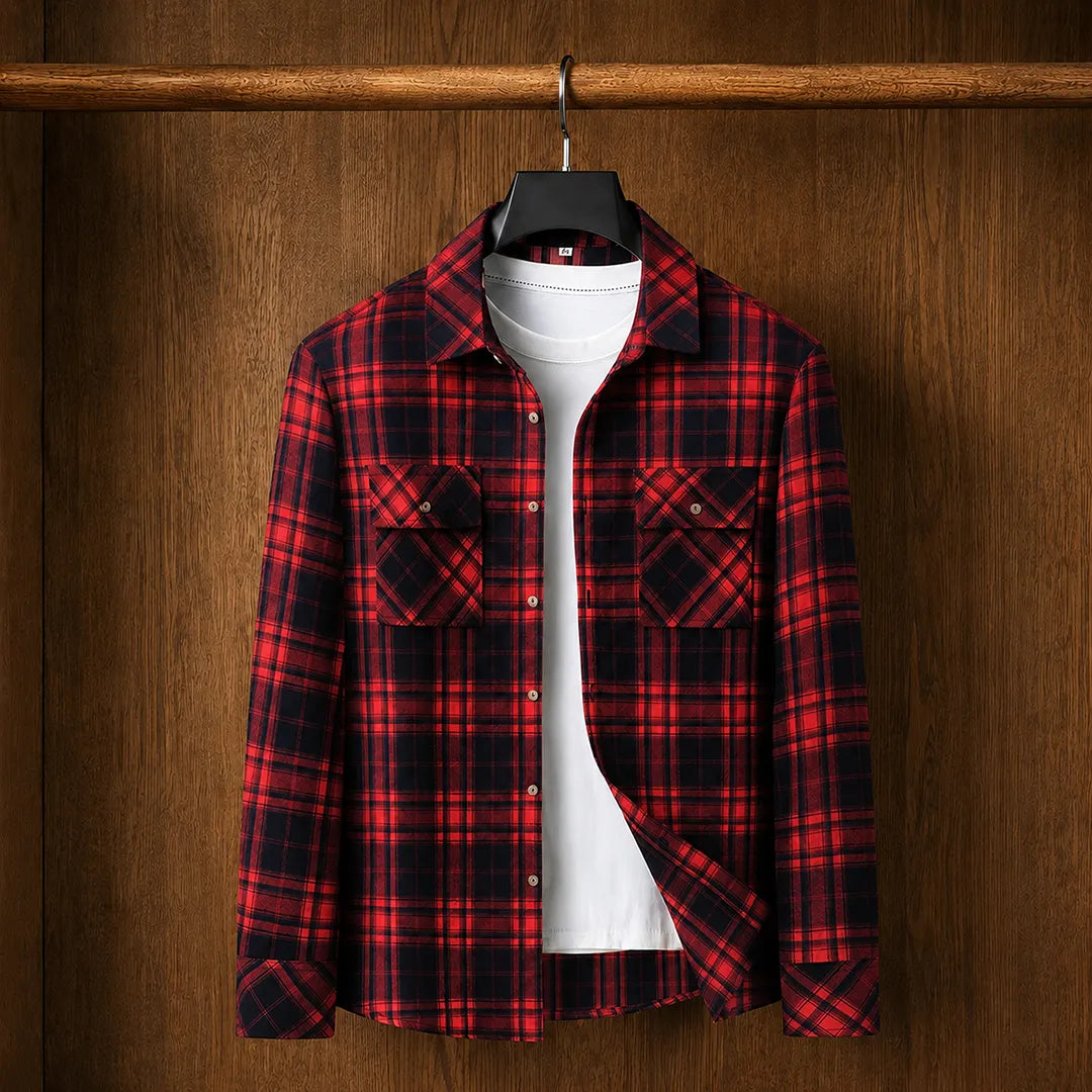 Two-Pocket Button-Up Shirt