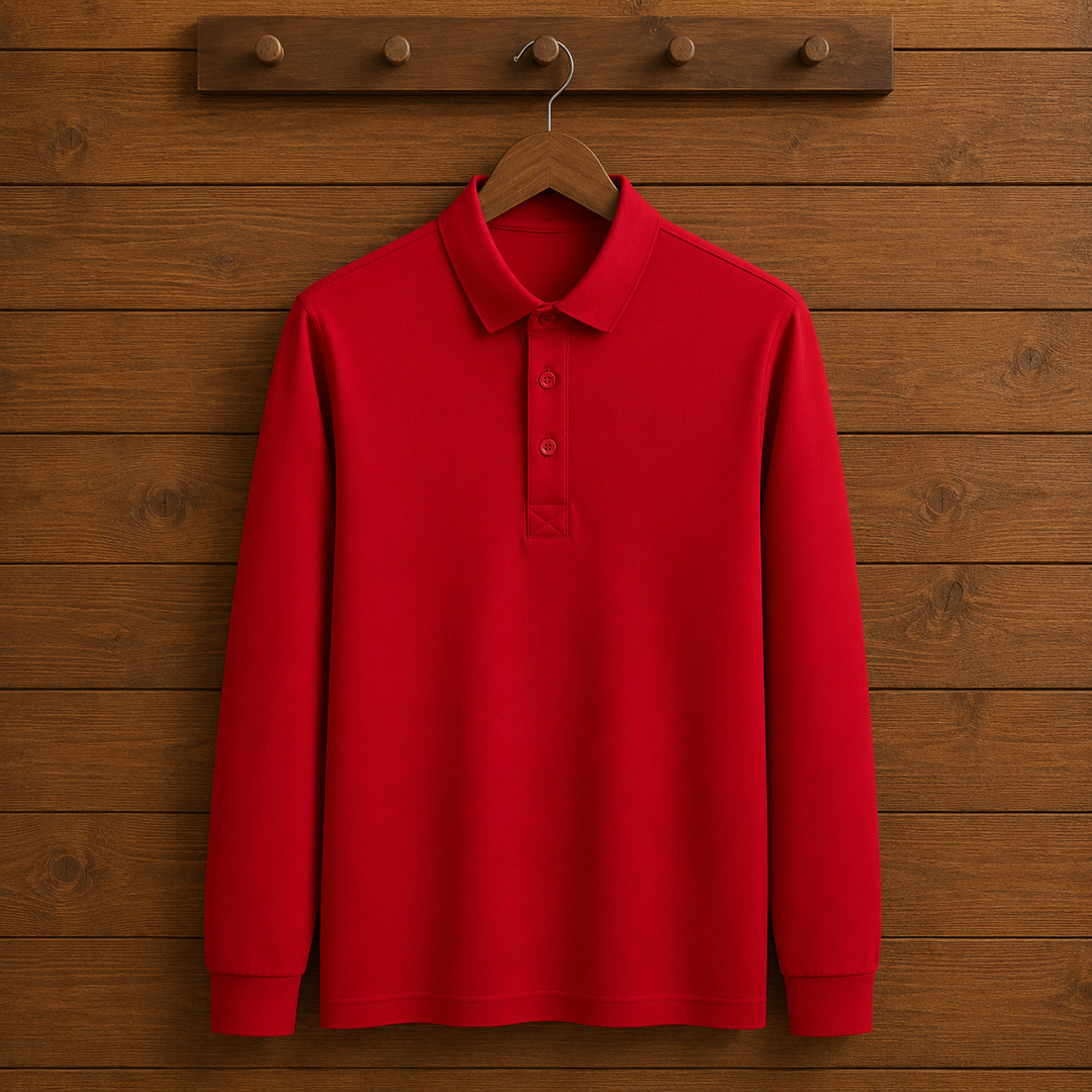 Long Sleeve Polo Shirt