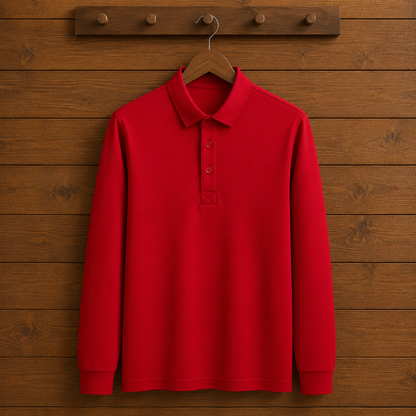 Long Sleeve Polo Shirt