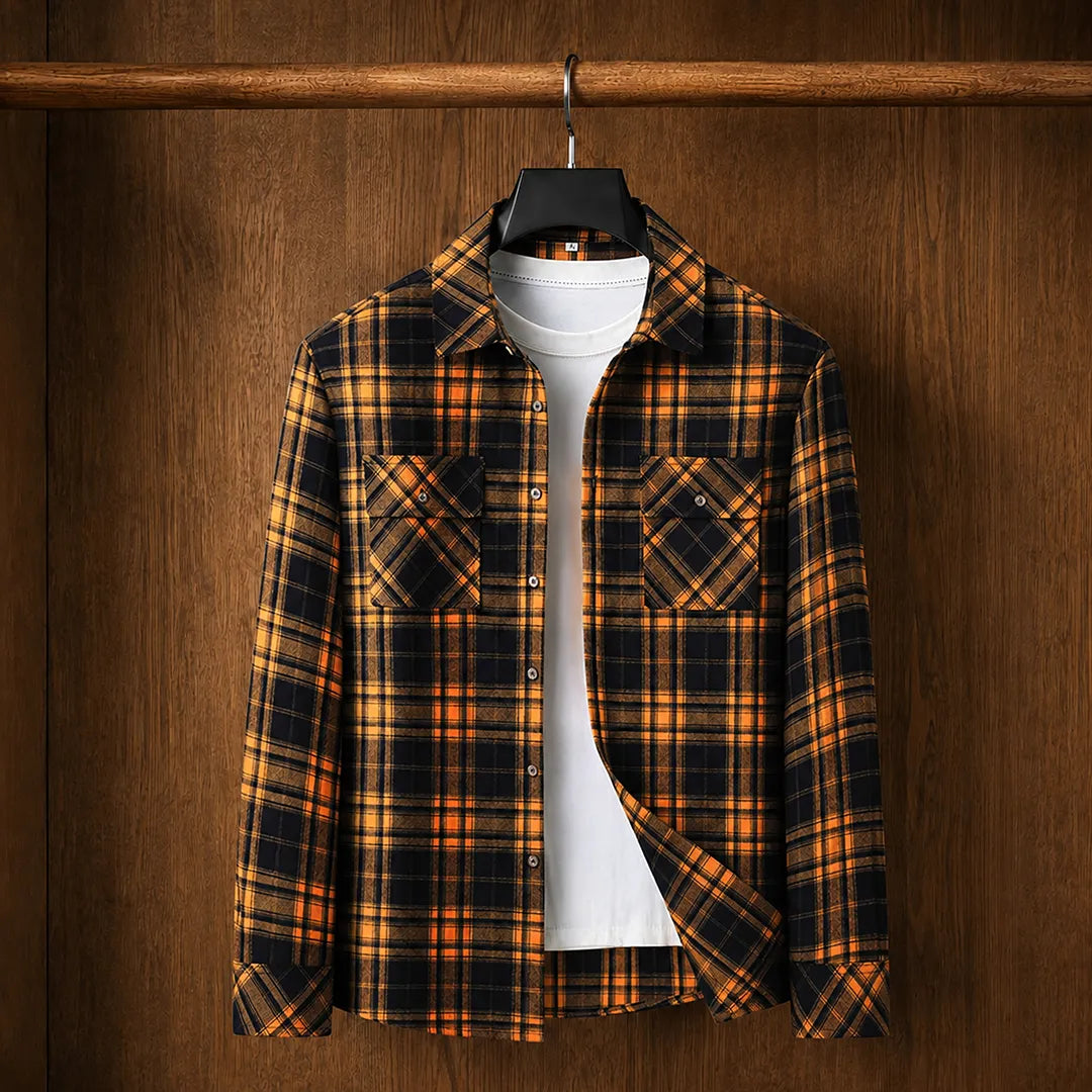 Two-Pocket Button-Up Shirt