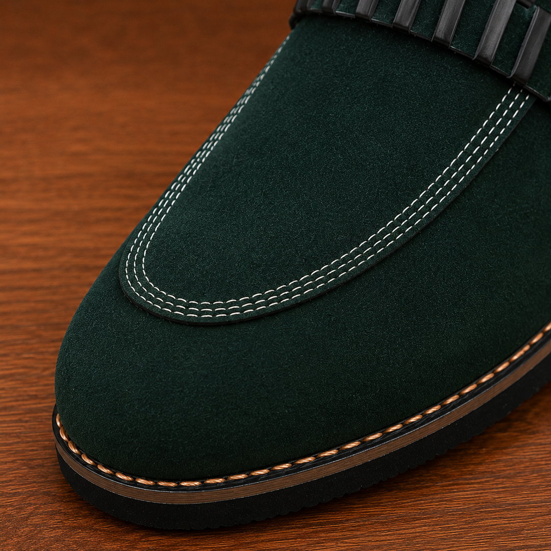 Suede Penny Loafers