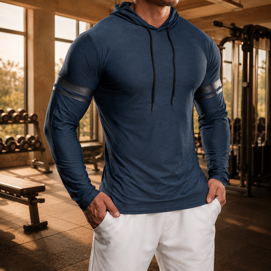 Athletic Hooded Shirt