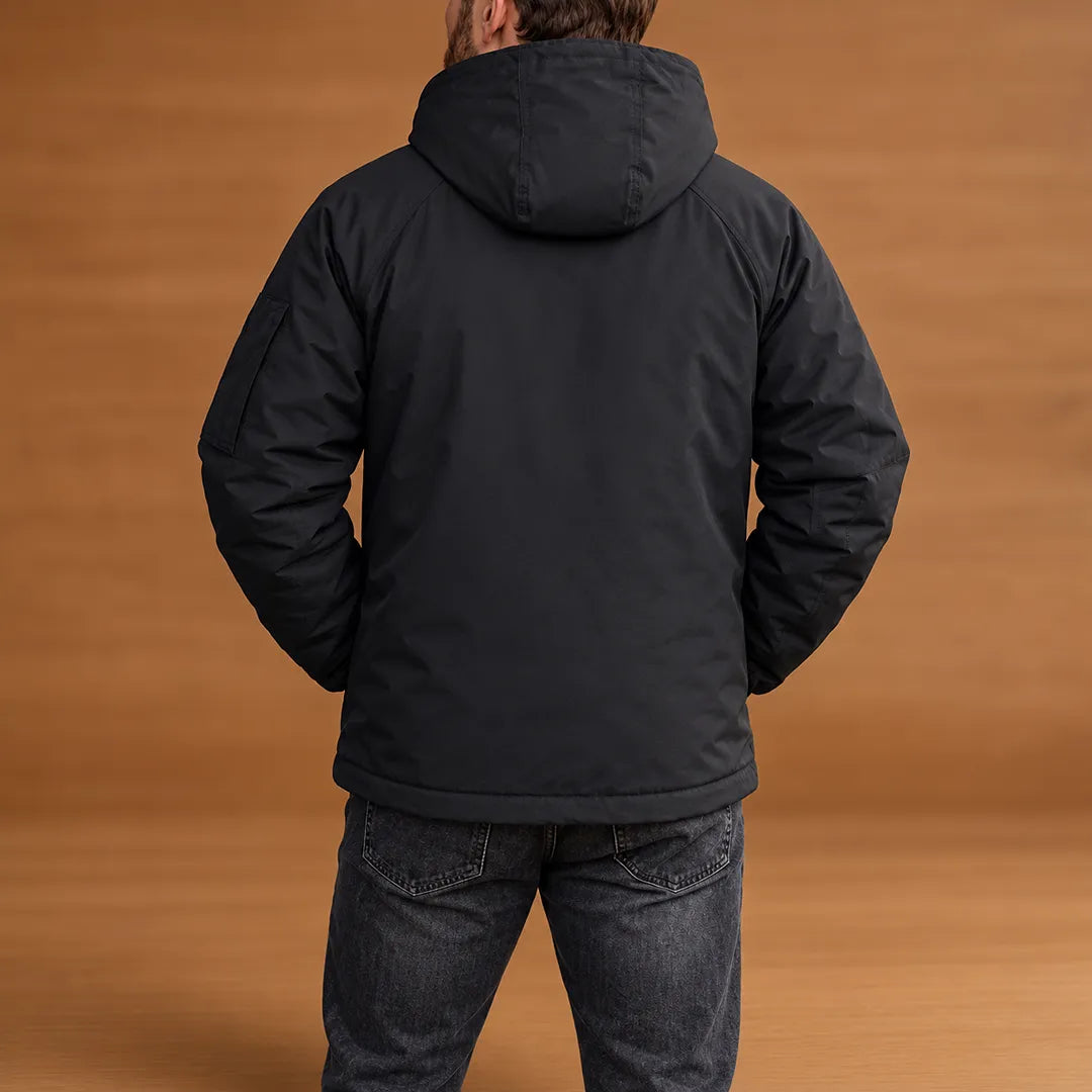 Hooded Multi-Pocket Utility Jacket