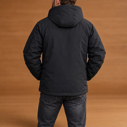Hooded Multi-Pocket Utility Jacket