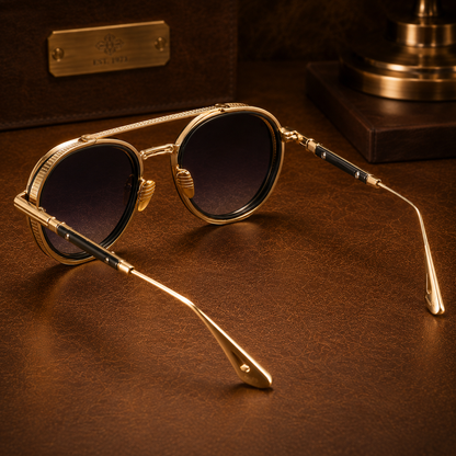 Round Metal Sunglasses