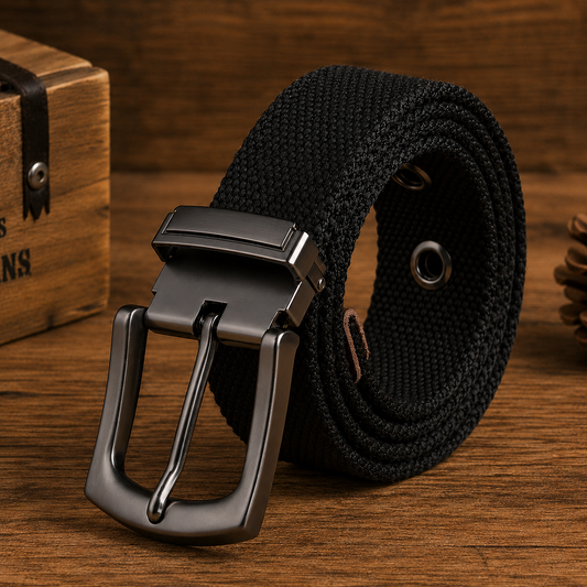 Durable Tactical Canvas Belt