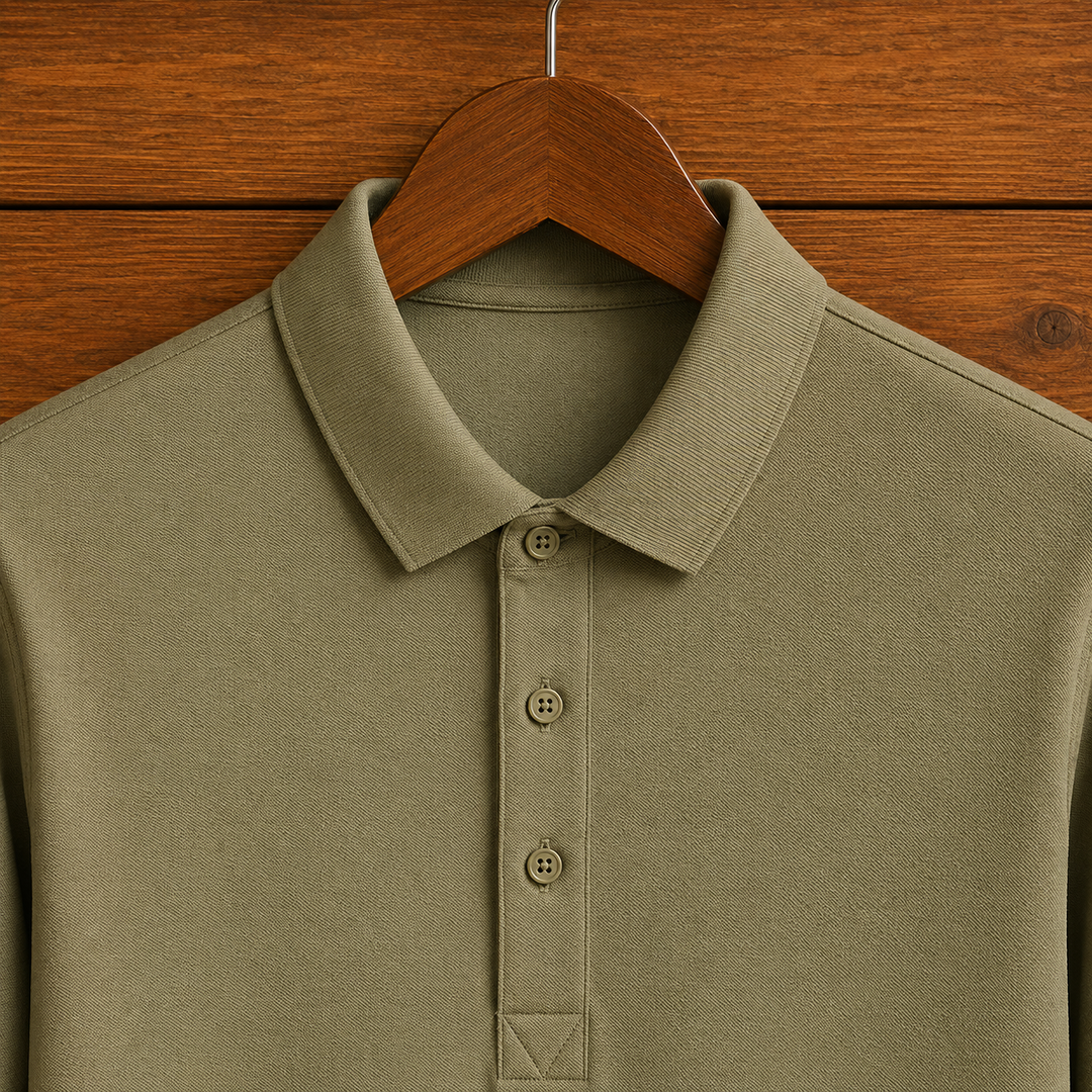 Long Sleeve Polo Shirt