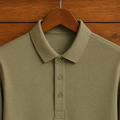 Long Sleeve Polo Shirt