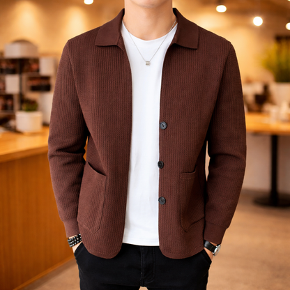 Ribbed Knit Cardigan
