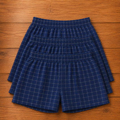 Woven Plaid Boxers